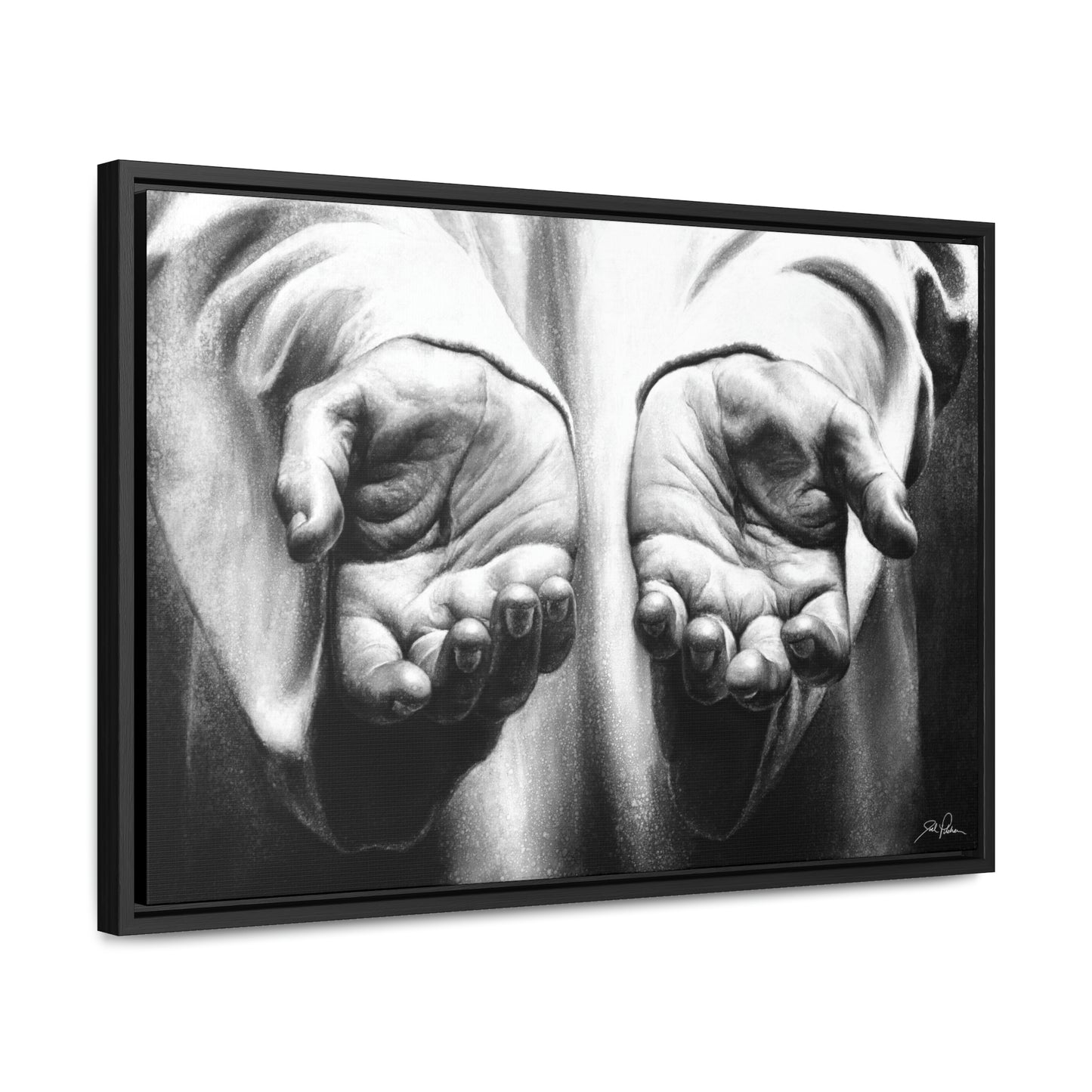 "His Hands" Gallery Wrapped/Framed Canvas