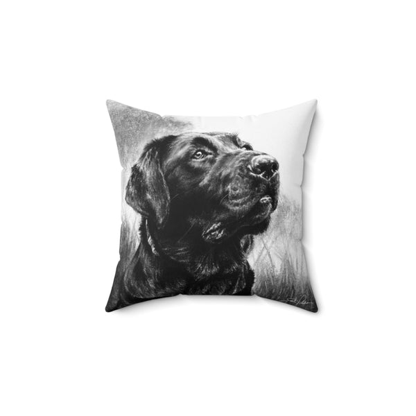 "Labrador Retriever" Square Pillow