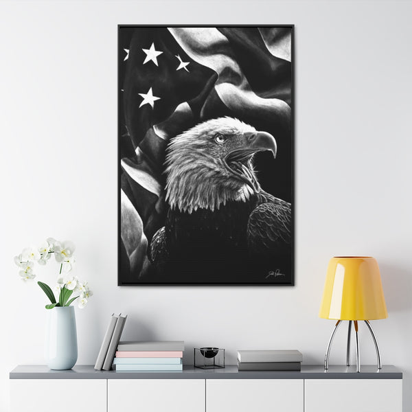 "American Eagle" Gallery Wrapped/Framed Canvas