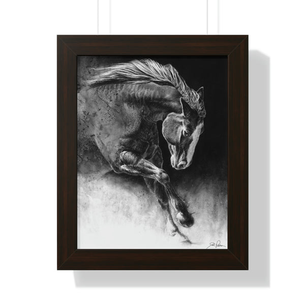 "Unbridled" Framed Paper Print