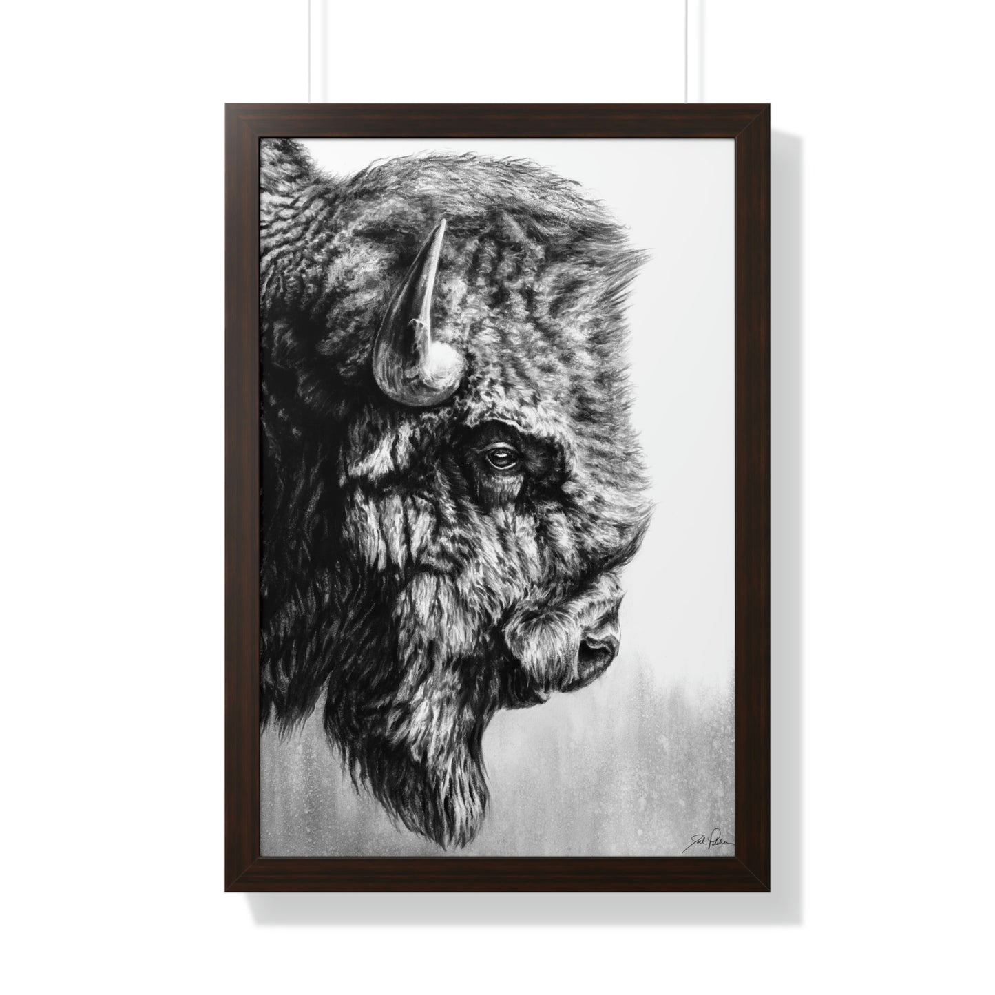 "Headstrong" Framed Paper Print