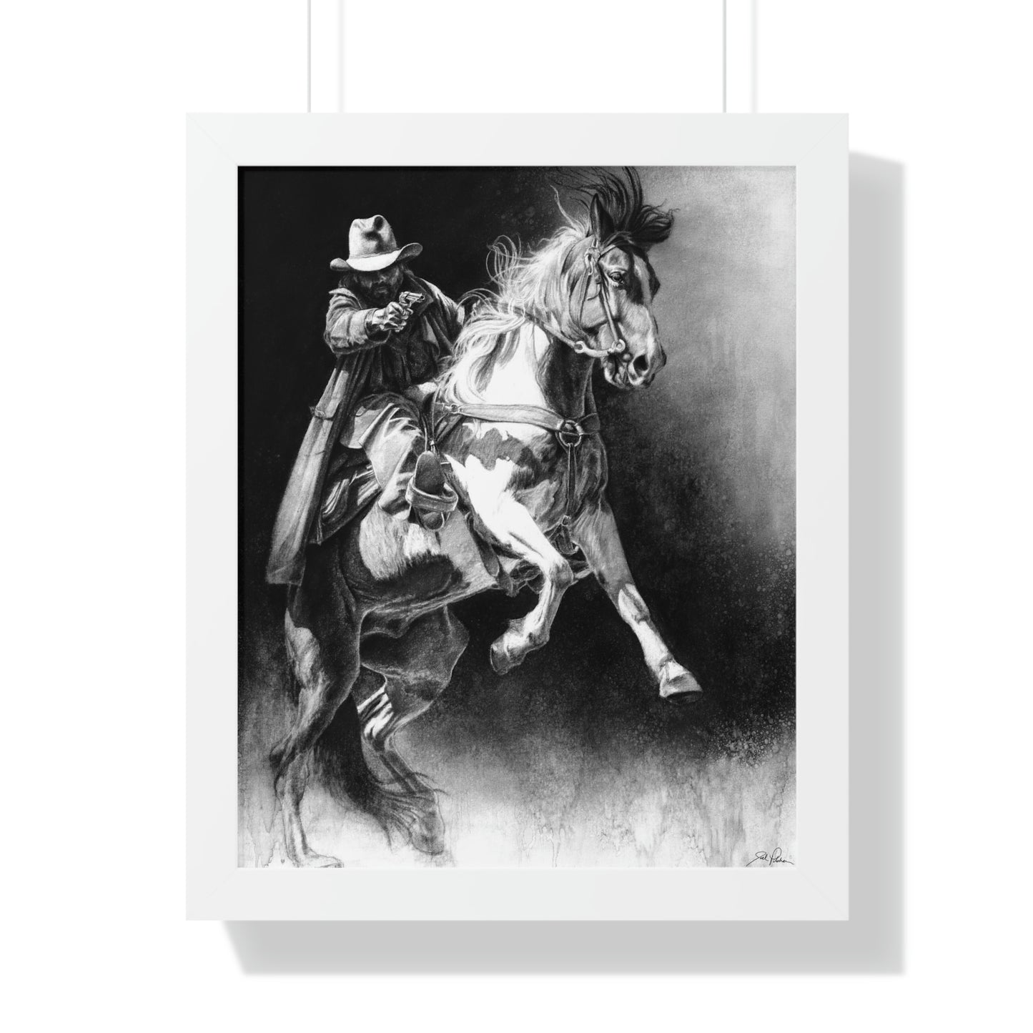 "Rough Rider" Framed Paper Print