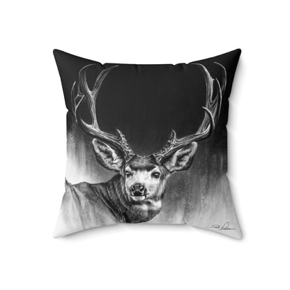 "Looking Back" Square Pillow