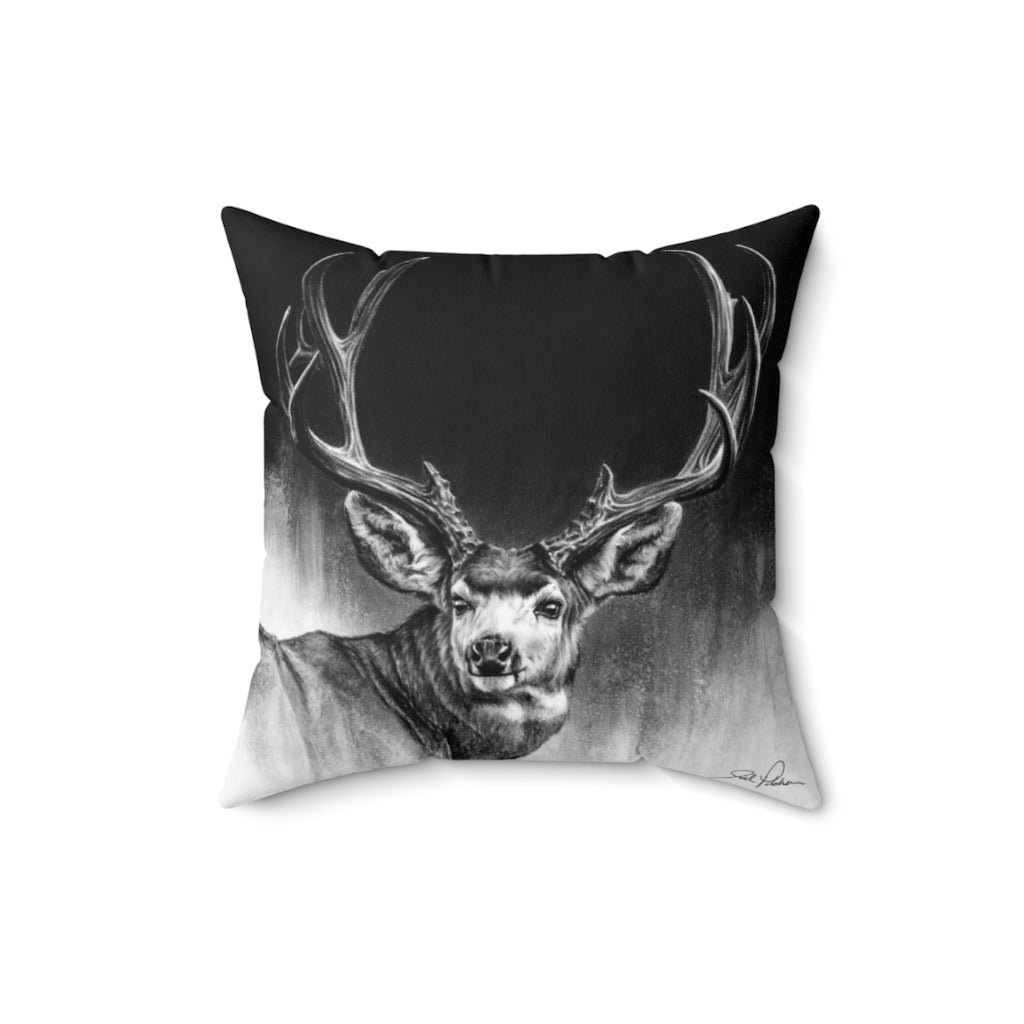 "Looking Back" Square Pillow