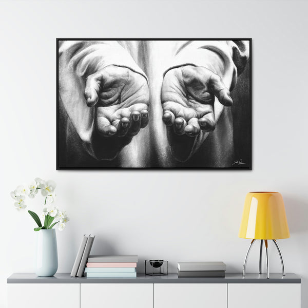 "His Hands" Gallery Wrapped/Framed Canvas