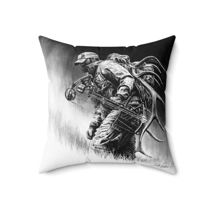 "Uphill Battle" Square Pillow