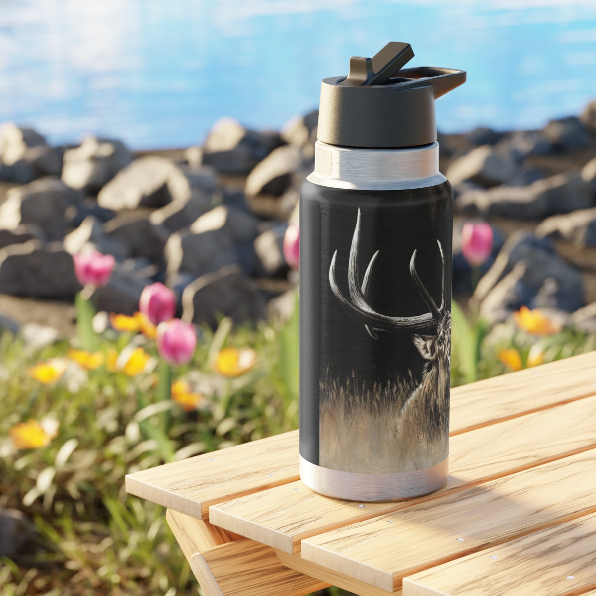 "Wake Up Call" 32oz Stainless Steel Bottle