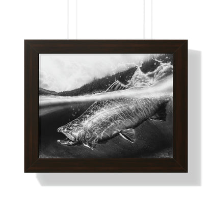 "Brook Trout" Framed Paper Print