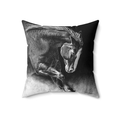 "Unbridled" Square Pillow