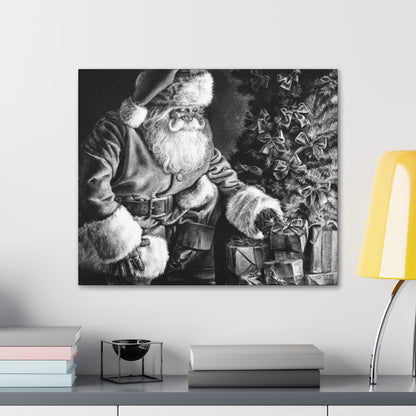 "Secret Santa" Gallery Wrapped Canvas