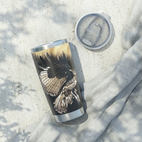 "Red Tailed Hawk" 20oz Stainless Steel Tumbler