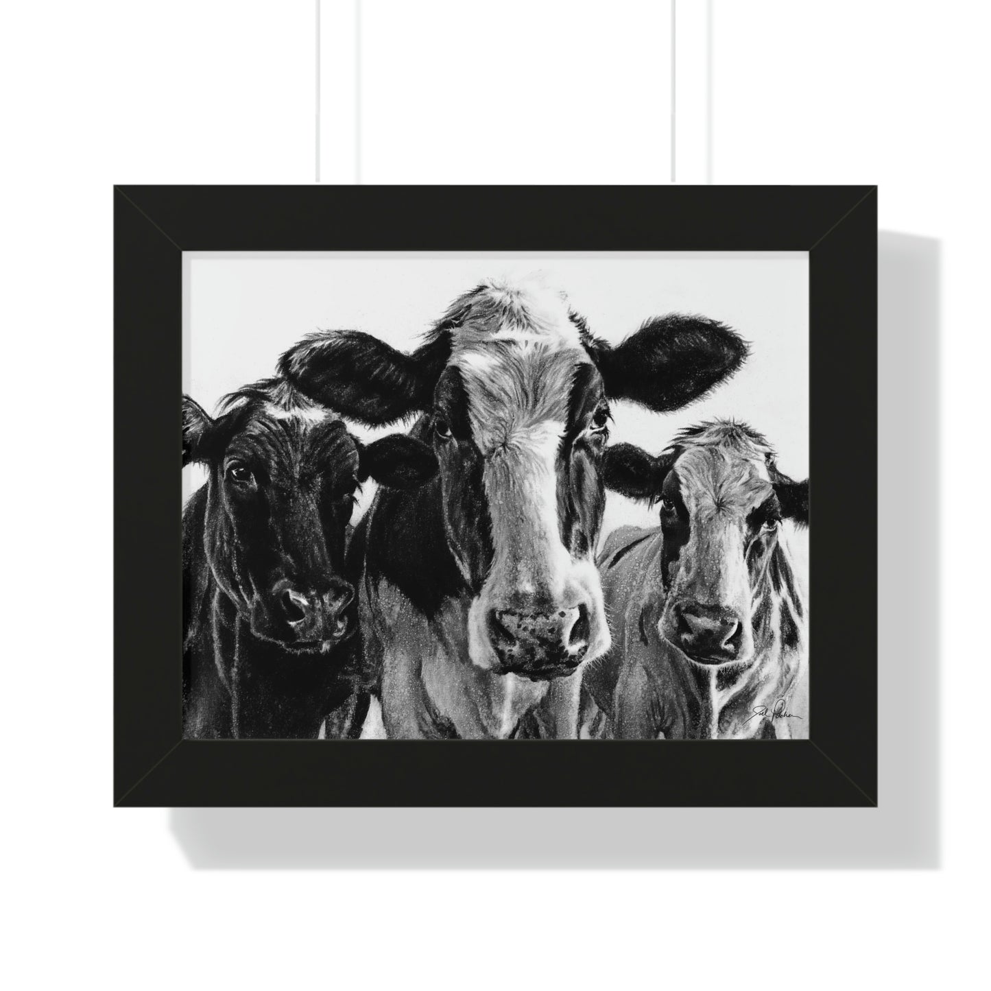 "Milk Maids" Framed Paper Print