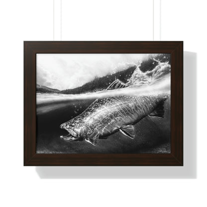 "Brook Trout" Framed Paper Print