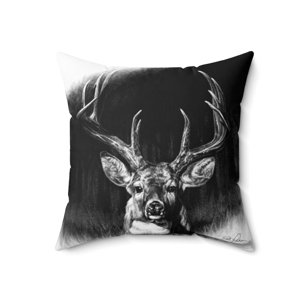 "Whitetail" Square Pillow