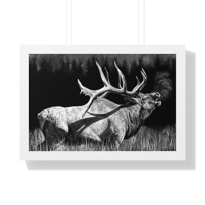 "Firebull" Framed Paper Print