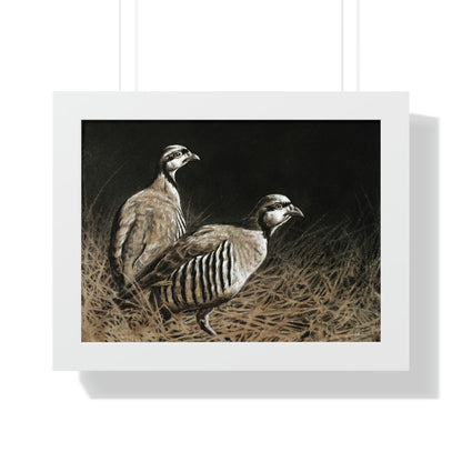 "Chukars" Framed Paper Print