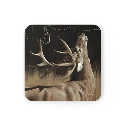 "Calling Card" Cork Back Coaster